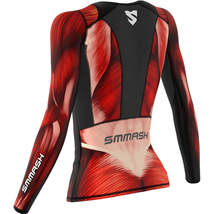 Maglia di compressionee maniche lunghe col montant Erima Athletic - Maglie da allenamento