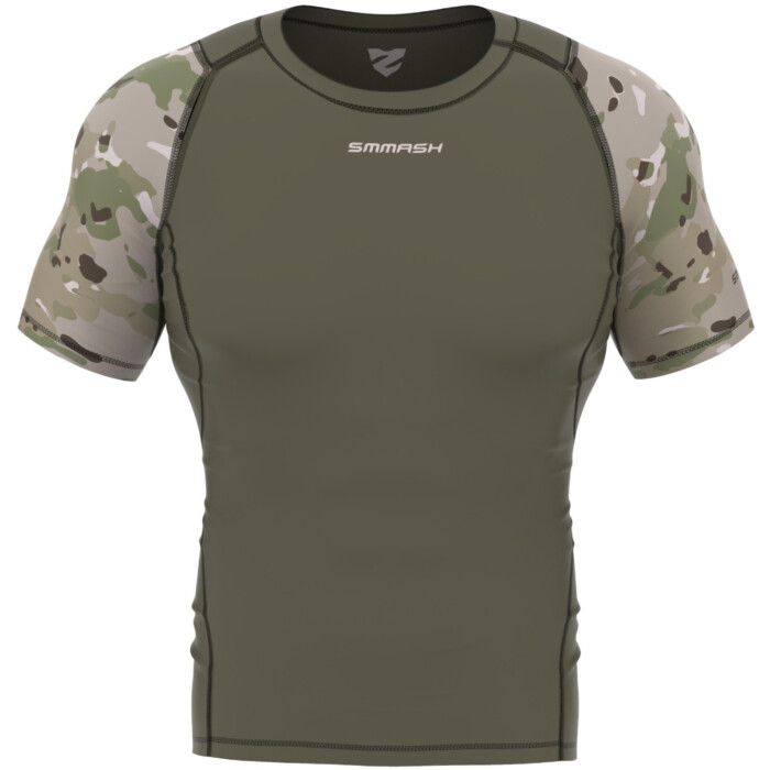 Men s short sleeve compression shirt SMMASH