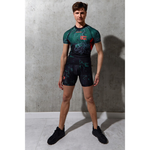 Men's short sleeve compression shirt SMMASH ECHO