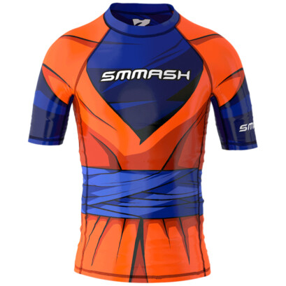 Children's rashguard MMA with short sleeves SMMASH HERO