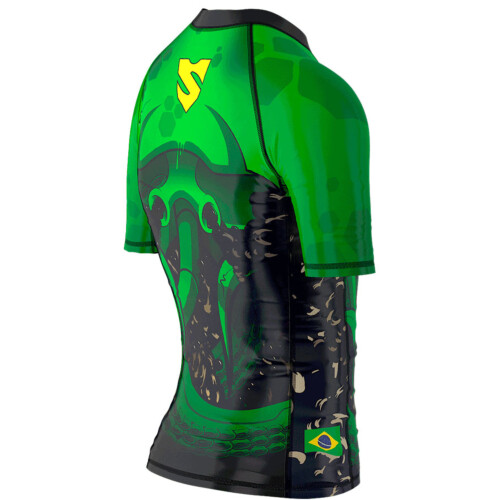 Children's rashguard MMA with short sleeves SMMASH OCTOPUS