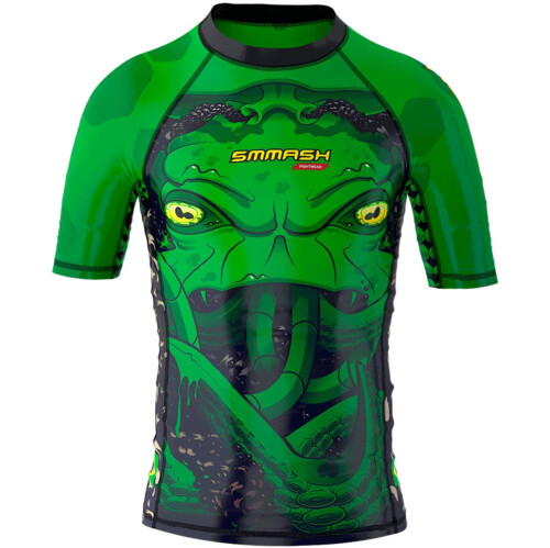 Children's rashguard MMA with short sleeves SMMASH OCTOPUS