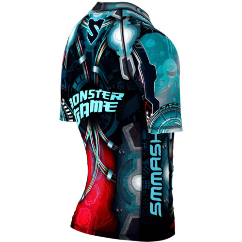 Children's rashguard MMA with short sleeves SMMASH SQUIDDY