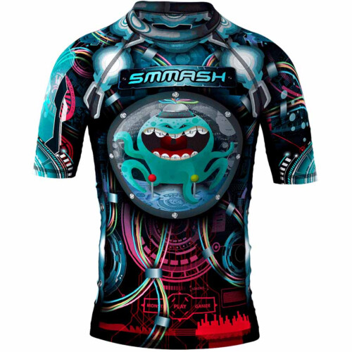 Children's rashguard MMA with short sleeves SMMASH SQUIDDY