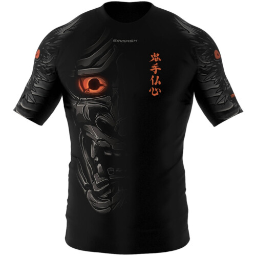 Men's rashguard MMA with short sleeves SMMASH BUDDHA