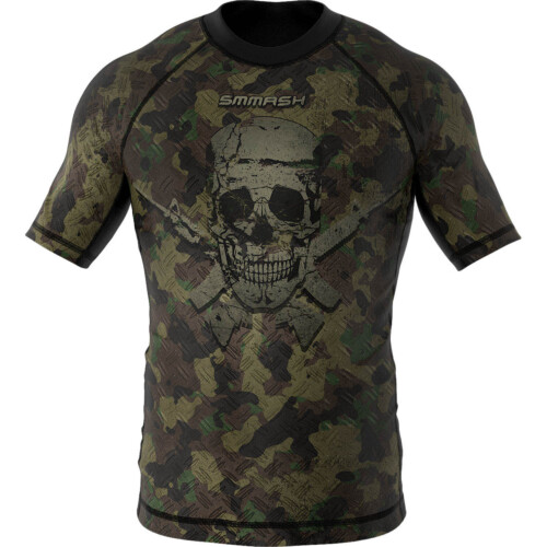 Children's rashguard MMA with short sleeves SMMASH COMBAT 3.0