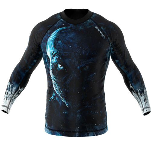 Men's rashguard MMA with long sleeves SMMASH BLACK WALKERS