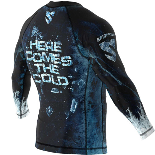 Men's rashguard MMA with long sleeves SMMASH BLACK WALKERS