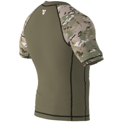 Men's rashguard MMA with short sleeves SMMASH TROOPS