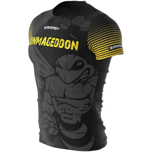 Children's short sleeve sports shirt SMMASH RMG WASP