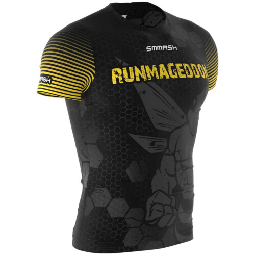 Children's short sleeve sports shirt SMMASH RMG WASP