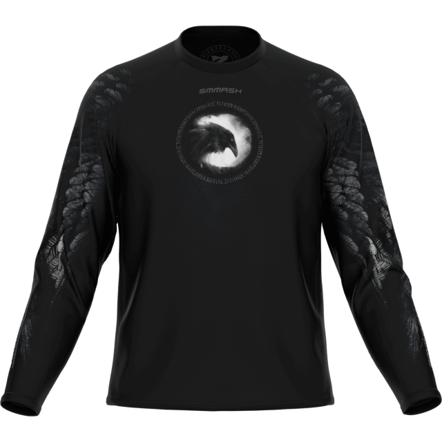 Maglia tecnica ampia da uomo a maniche lunghe