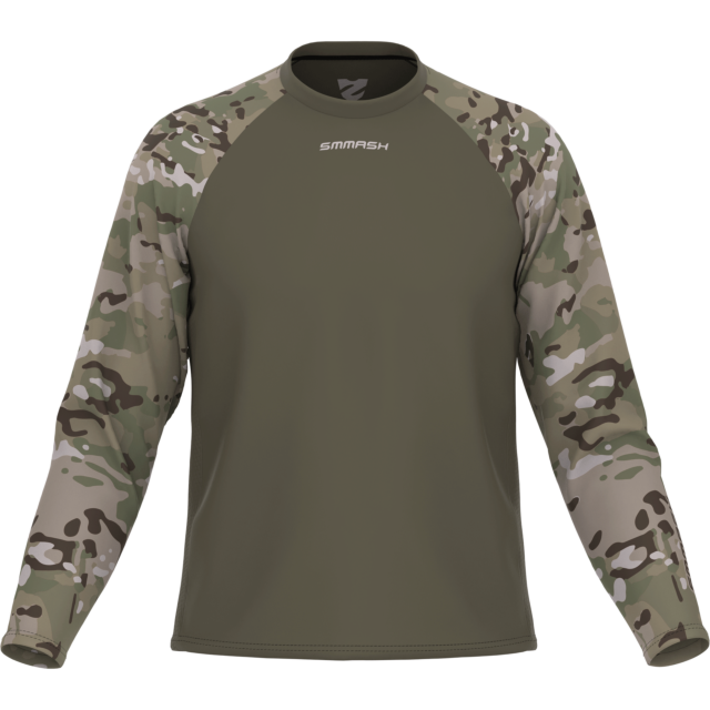 Maglia tecnica ampia da uomo a maniche lunghe