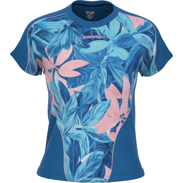 Maglia tecnica ampia da donna a maniche corte