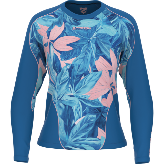 Maglia tecnica ampia da donna a maniche lunghe