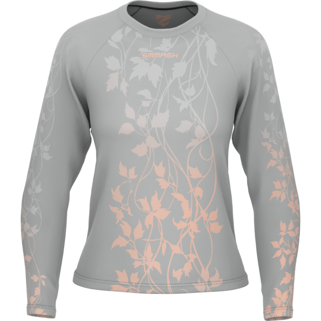 Maglia tecnica ampia da donna a maniche lunghe