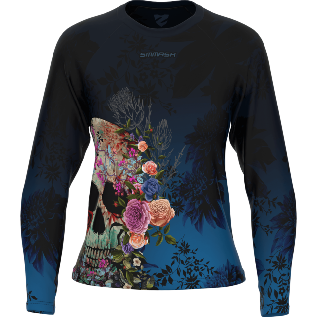 Maglia tecnica ampia da donna a maniche lunghe