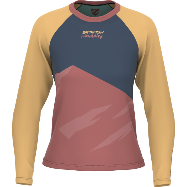 Maglia tecnica ampia da donna a maniche lunghe