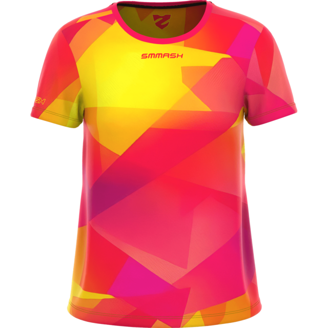 T-SHIRT DA RUNNING DONNA A MANICHE CORTE