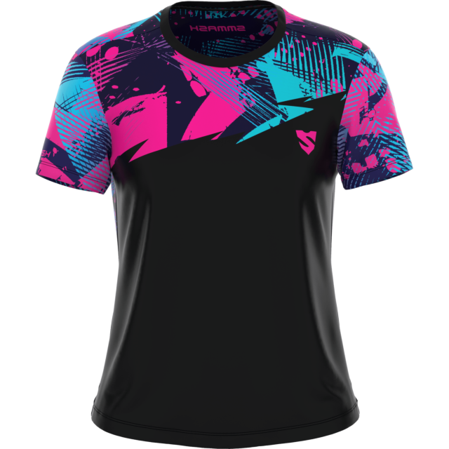 MAGLIA DA ALLENAMENTO DA DONNA A MANICHE CORTE