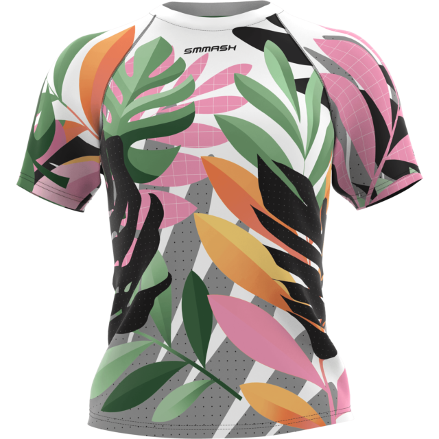 Maglia da allenamento ampia da donna a maniche corte