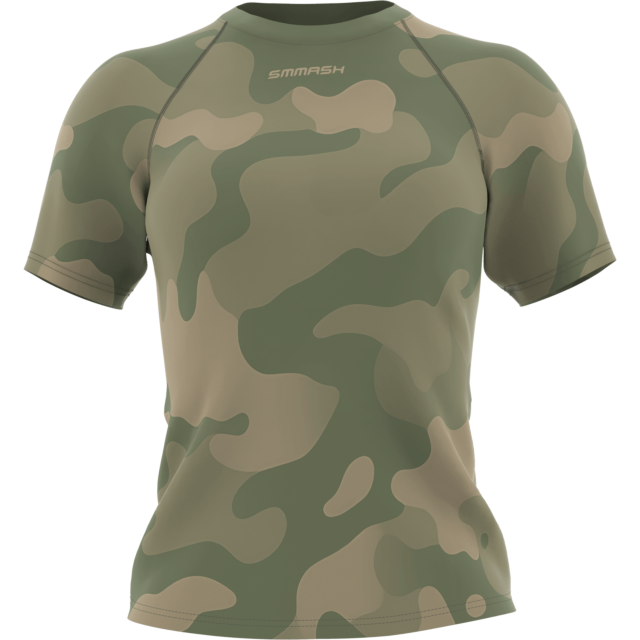 Maglia da allenamento ampia da donna a maniche corte