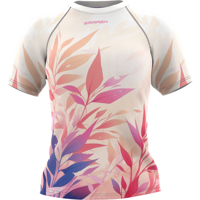 Maglia da allenamento ampia da donna a maniche corte