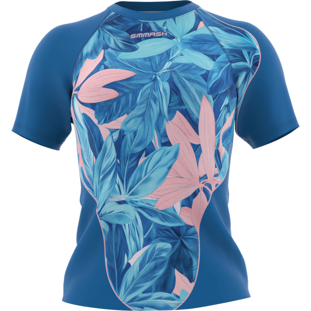 Maglia da allenamento ampia da donna a maniche corte