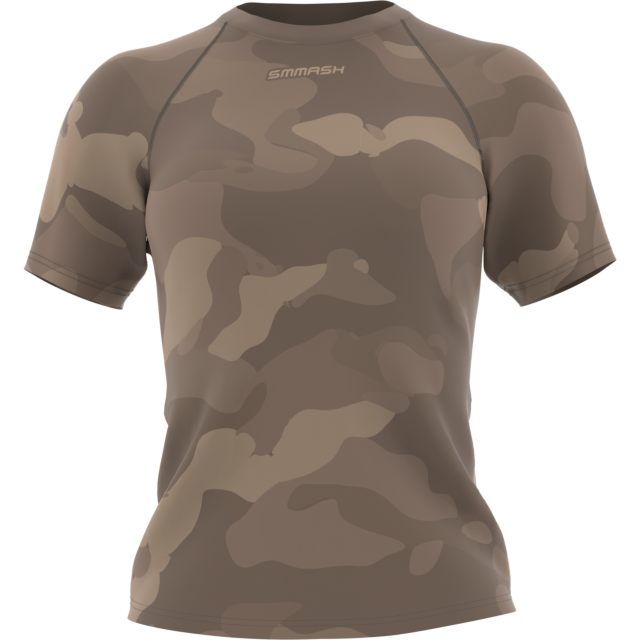 Maglia da allenamento ampia da donna a maniche corte