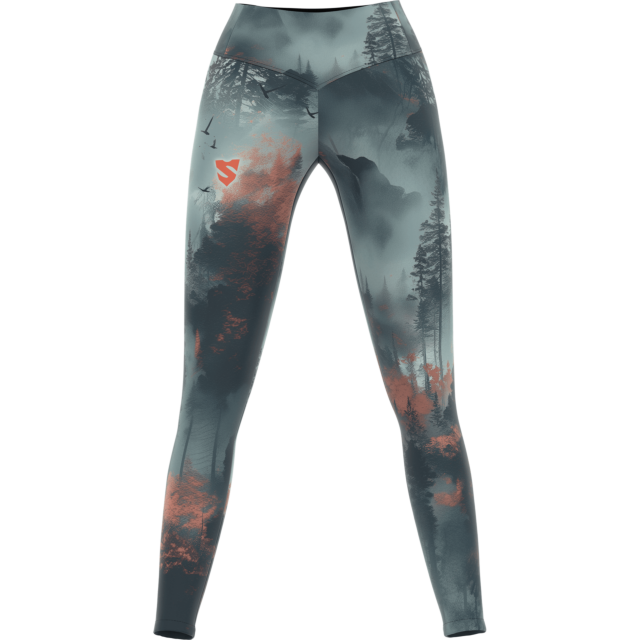 LEGGINGS A VITA ALTA DA FITNESS