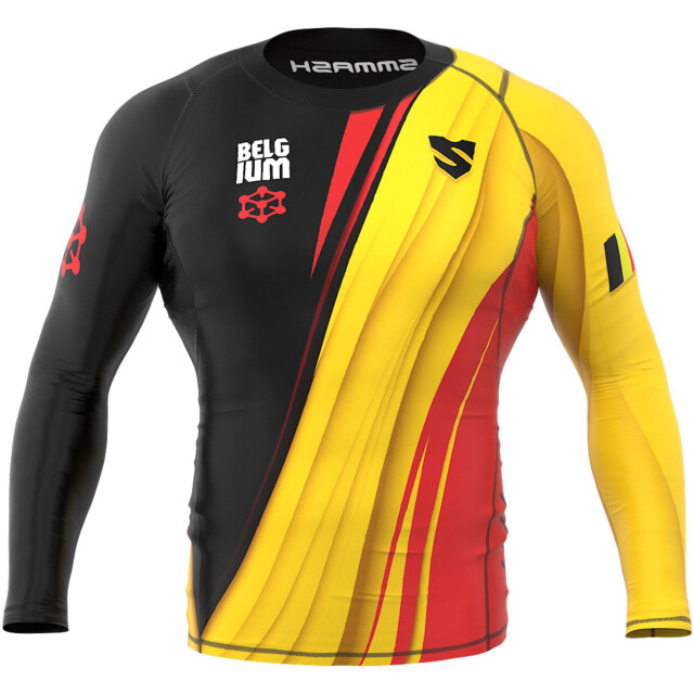 Maglia a compressione da uomo a maniche lunghe