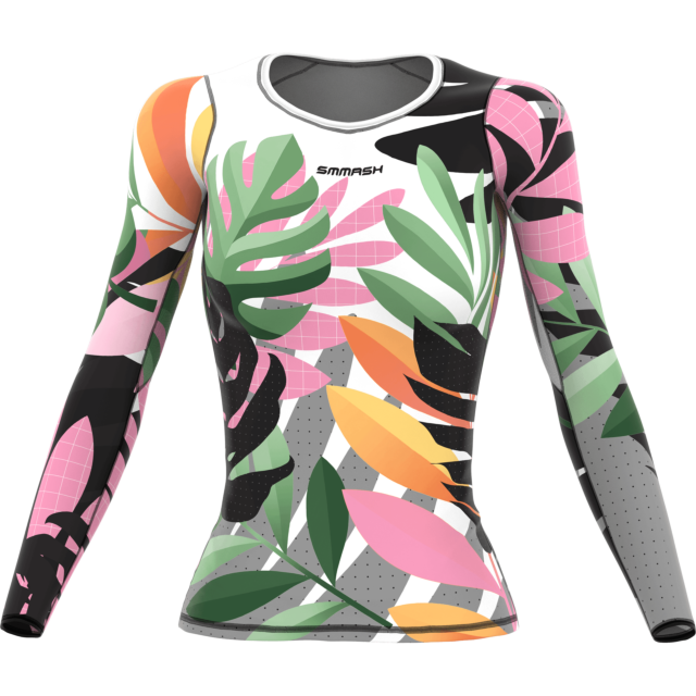 Maglia a compressione da donna a maniche lunghe