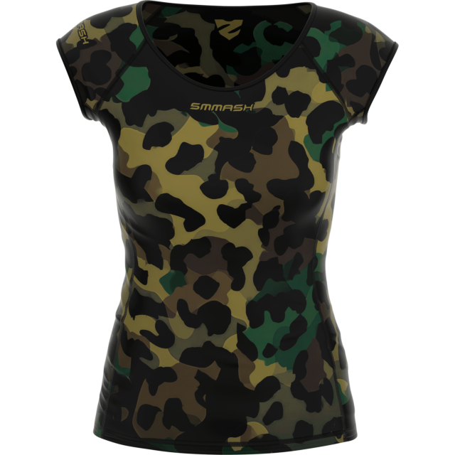 Maglia da allenamento da donna a maniche corte
