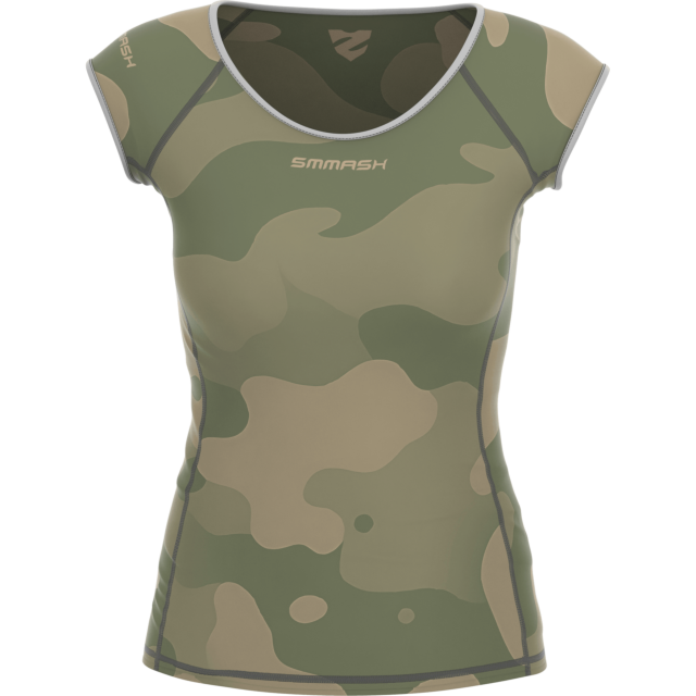 Maglia da allenamento da donna a maniche corte