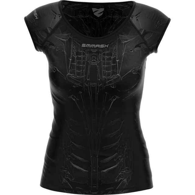 Maglia da allenamento da donna a maniche corte