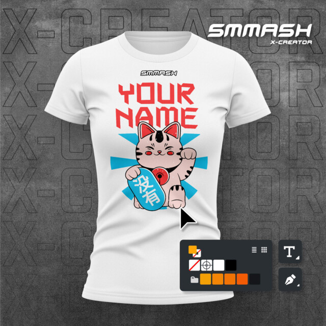 XCREATOR DAMSKA KOSZULKA BAWEŁNIANA