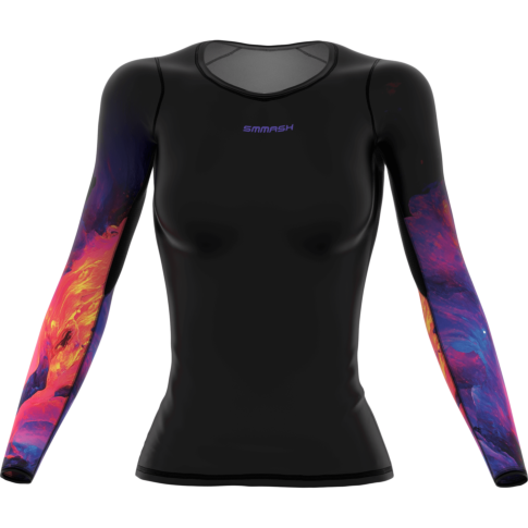 Maglia a compressione da donna a maniche lunghe