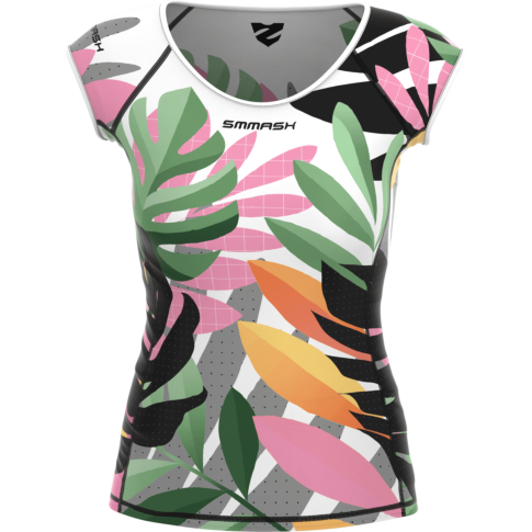 Maglia da allenamento da donna a maniche corte