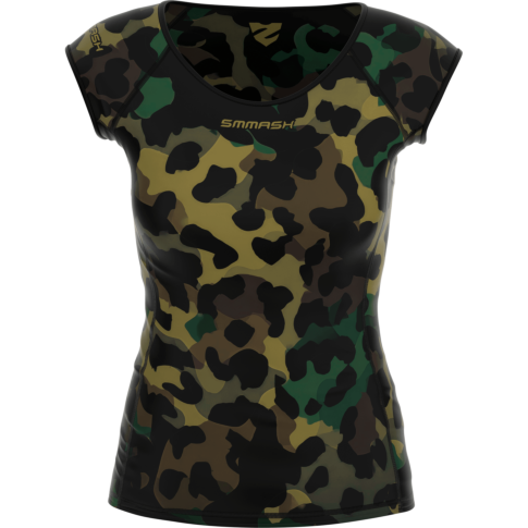 Maglia da allenamento da donna a maniche corte