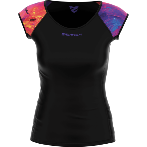 Maglia da allenamento da donna a maniche corte